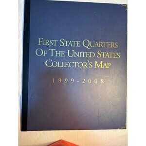 First State Quarters Of The United States Collectors Map 1999-2008         68-82